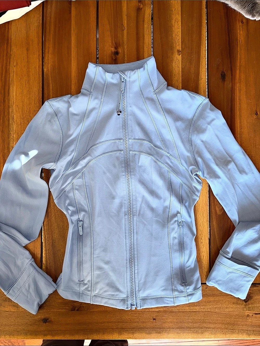 lululemon Define Cropped Jacket *Nulu Blue Jacket Size 2